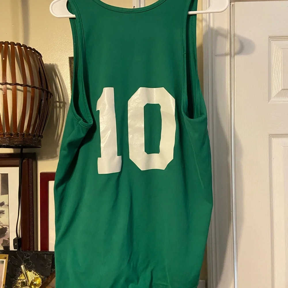 Augusta Sportswear Green Celtics Tank Top with White Lettering - Picture 3 of 5